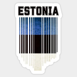 Estonia flag, estonian flag Sticker
